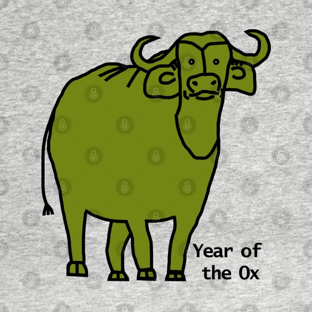 Year of the Ox Green by ellenhenryart